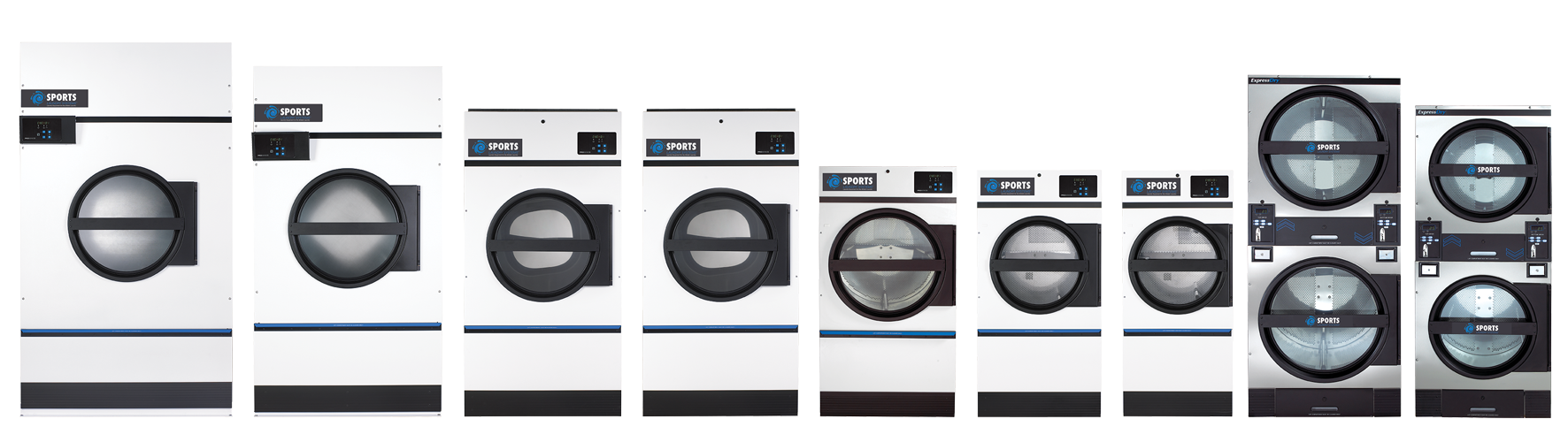 Sports Laundry Systems Drying Tumbler line-up